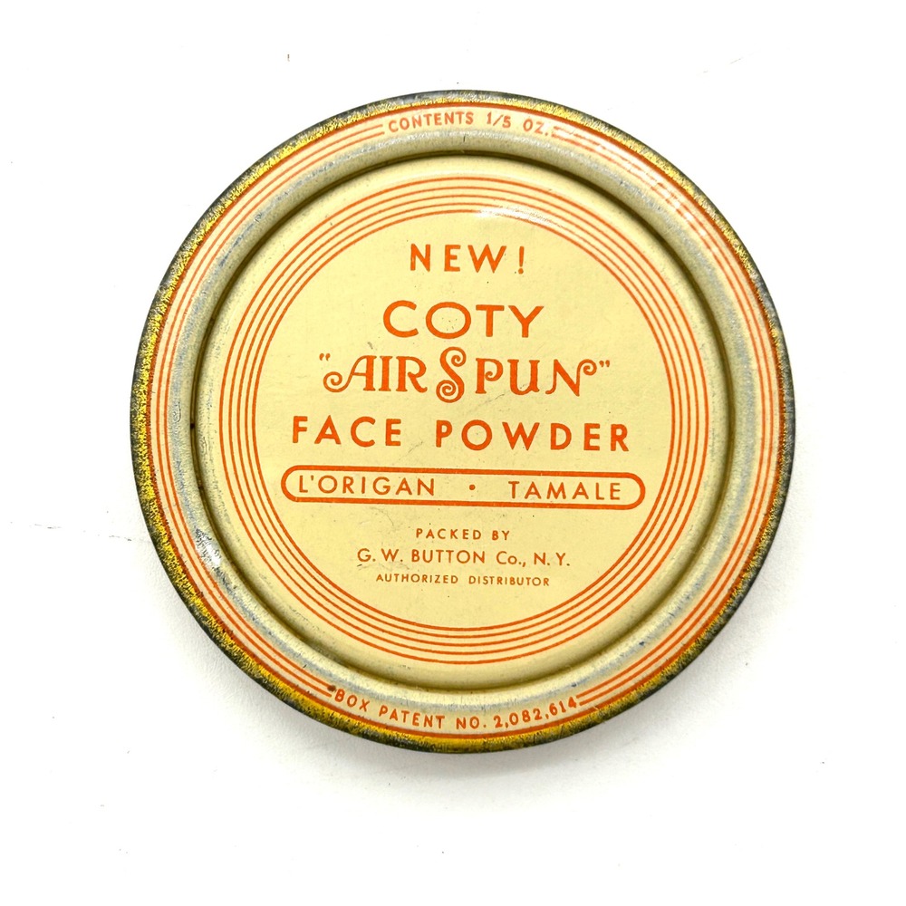Coty Airspun Face Powder Vintage Collectible 1/5 oz Orange Cream Good L'Origan